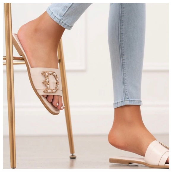 30 Deena Fabulous Chic Sliders Sandals - Picture 6 of 7